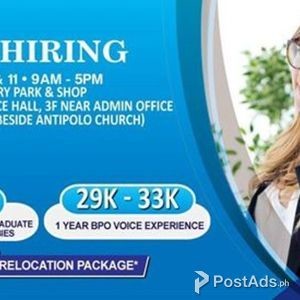 CSR Hiring Road tour 2020: Antipolo, Rizal! | PostAds PH