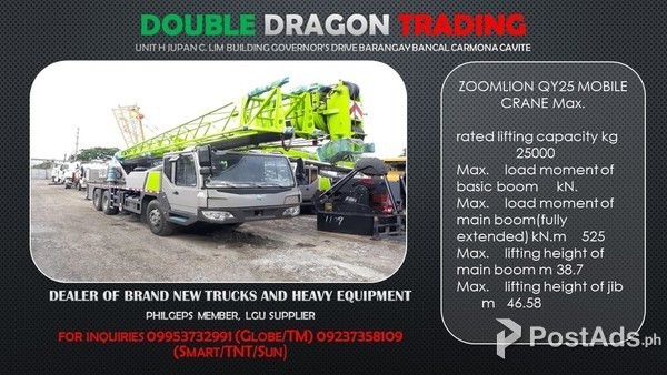 ZOOMLION QY25 MOBILE CRANE 25 TONNER 