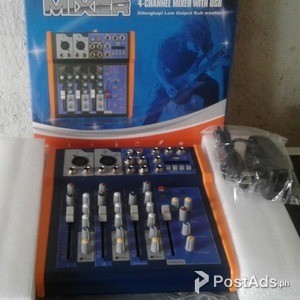 mixer 4chanell audio mixer | PostAds PH