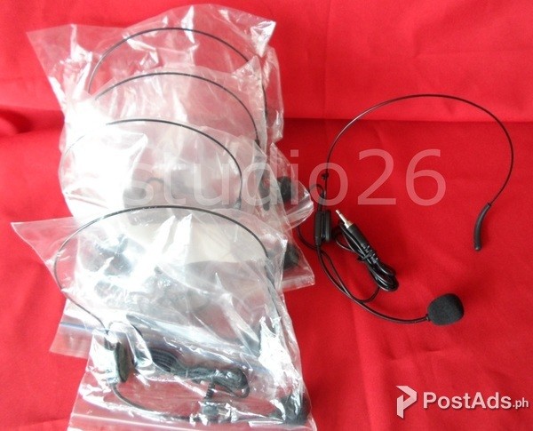 lapel mic. only headworn accessories
