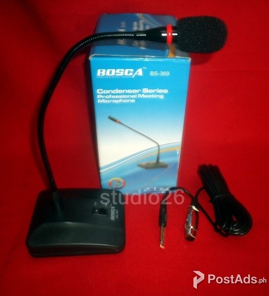 desk mic. podium mic. with chimes