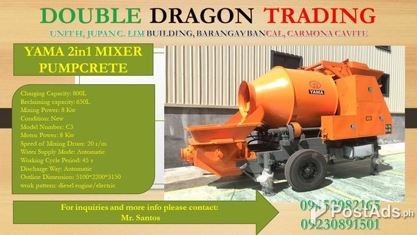 MIXER CONCRETE PUMP ( YAMA )
