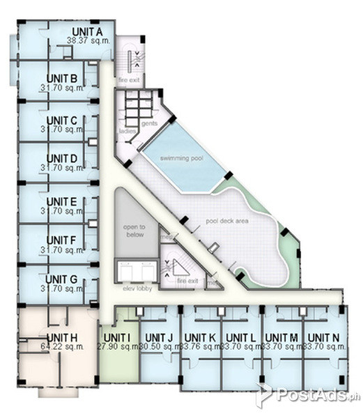 1BR 31.70 SQM MADISON PLACE CONDO CUBAO NEAR EDSA AND CAMP CRAME
