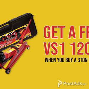 Red X Floor Jack 3tons with Free Vs1 Protector 120ml | PostAds PH