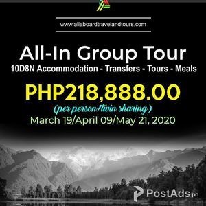 New Zealand All-In Group Tour | PostAds PH