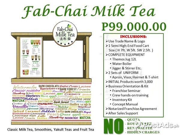 Fab Chai Milktea Franchise