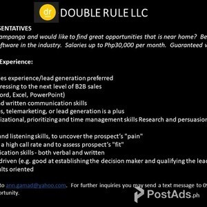 Opportunities for Telesales Representatives | PostAds PH