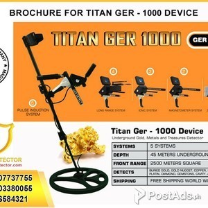 Metal detector for sale| titan ger 1000 | PostAds PH