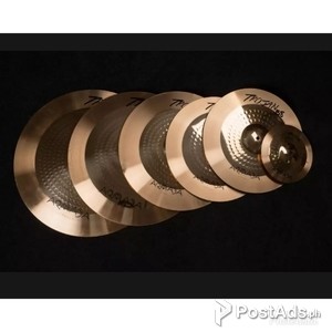 ARMADA TROJAN B8 CYMBALS 6PCS SET RIDE CRASH HIHAT SPLASH (GOLD) | PostAds PH