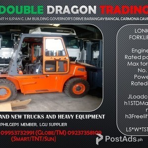LONKING FORKLIFT 7tons w/CABIN | PostAds PH