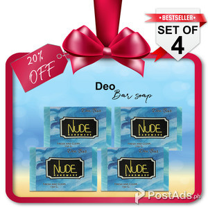 Nude handmade essentials Bar soap set of 4 | PostAds PH