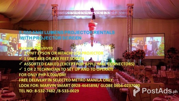 Cheapest Projector Rentals in Metro Manila