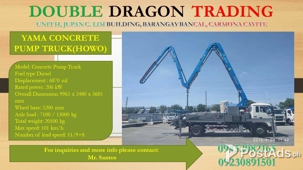 CONCRETE PUMP TRUCK ( YAMA )