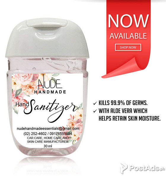 Nude Handmade Pocket Hand Sanitizer