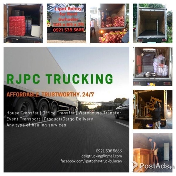 Lipat bahay truck service for rent Bulacan 24/7