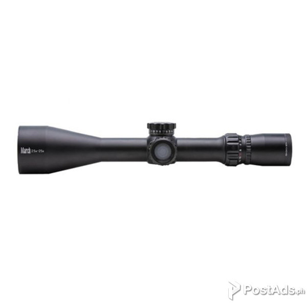 March Optics 2.5-25x52 Tactical Illuminated MTR-1 Riflescope