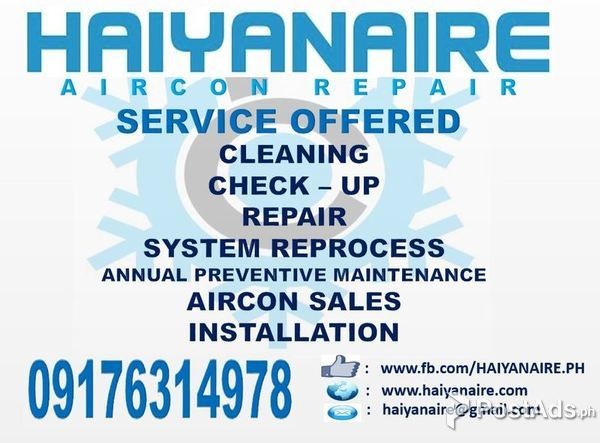 HAIYANAIRE Aircon Cleaning Services in Guadalupe