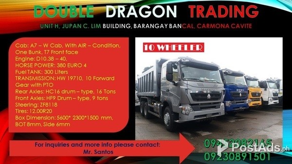 DUMP TRUCK ( 20CBM / 28CBM / 30CBM / 40CBM )
