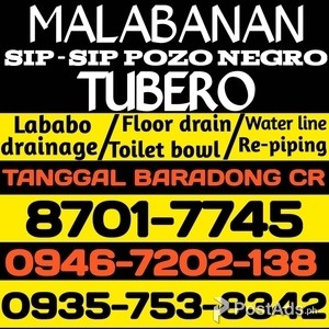 NOVALICHES QC MALABANAN TUBERO SERVICES 8701-7745 09357538342 | PostAds PH
