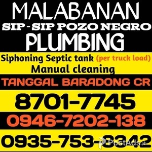 MALABON MALABANAN PLUMBING SERVICES 8701-7745 09467202138 | PostAds PH