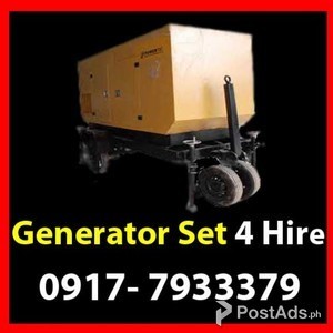 Generator Set Rent Hire Manila Philippines | PostAds PH