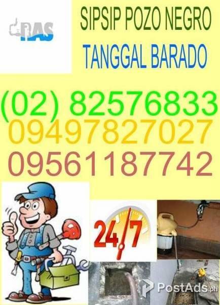 RAS 82576833 MALABANAN SIPSIP POZO NEGRO DECLOGGING SERVICES IN MAKATI