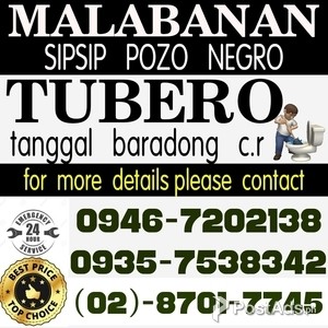 PASIG CITY MALABANAN POZO NEGRO TUBERO SERVICES 8701-7745 09467202138 | PostAds PH