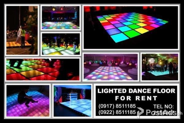 Lighted Dancefloor Rent Hire Philippines