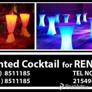 Lighted Cocktail Rent Hire Philippines | PostAds PH