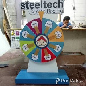 ROLETA SPIN WHEEL ROULETTE GAME WITH STAND AND TABLE TOP FABRICATOR | PostAds PH