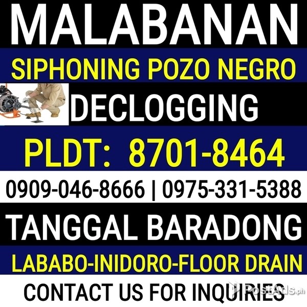 CALOOCAN MALABANAN SIPHONING POZO NEGRO 09753315388 TANGGAL BARADO