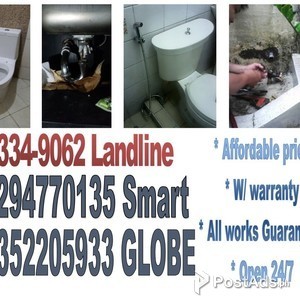 mandaluyong plumbing tubero declogging painting watertank services | PostAds PH