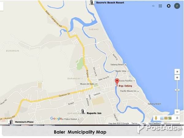 Beach Front Property at Baler for Sale