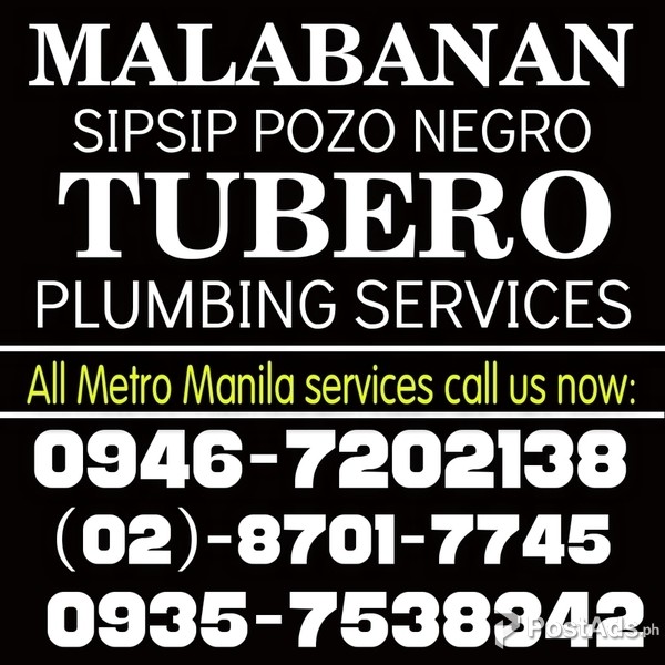 SANTA MONICA NOVALICHES QC MALABANAN POZO NEGRO TUBERO SERVICES