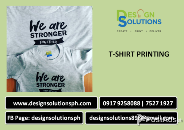 T-shirt Printing in Moonwalk Paranaque