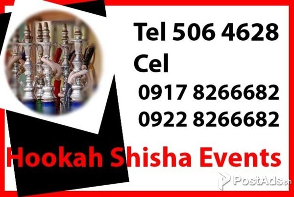 Hookah Sisha Rent Hire Manila Philippines
