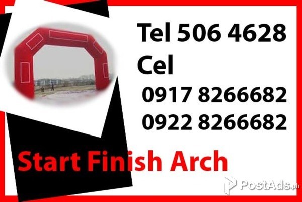 Starting Finish Arch Rent Hire Manila Philippines