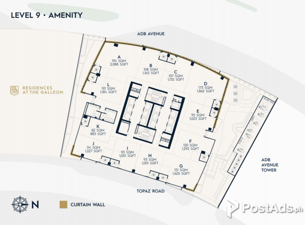 115 SQM Prime Suite Office Space For Sale in Ortigas CBD