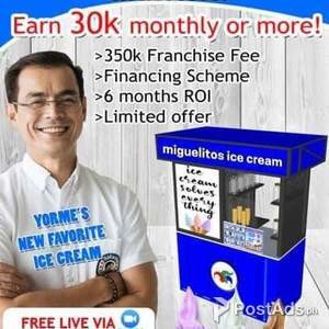 MIGUELITOS ICE CREAM FRANCHISE | PostAds PH