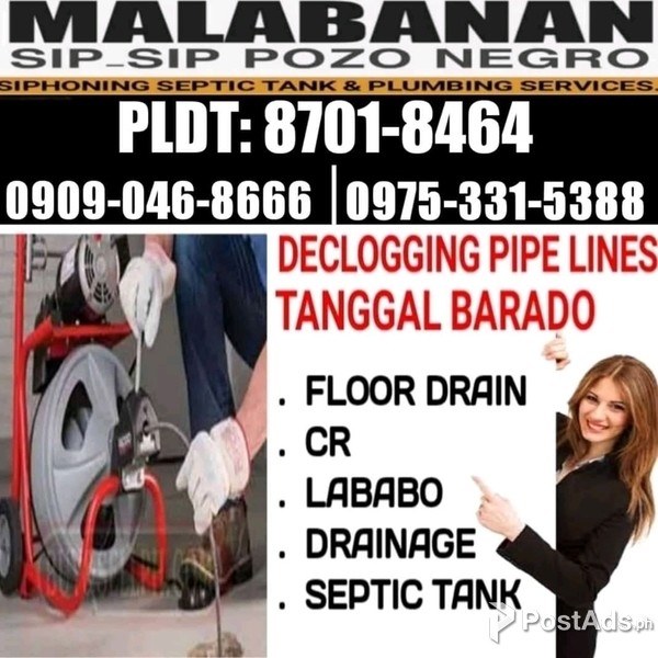 TUMANA MARIKINA SIPSIP POZO NEGRO DECLOGGING TANGGAL BARA 09753315388