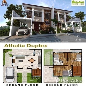 Cebu Housne for SALE ATHALIA Model in Prime Hills Residences | PostAds PH