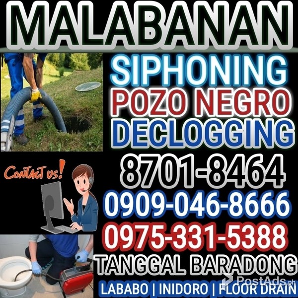 MALABON MALABANAN SIPSIP POZO NEGRO 09090468666