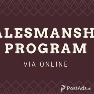 Salesmanship Program Via Online | PostAds PH