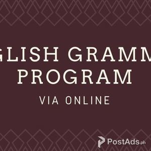 English Grammar Program | PostAds PH