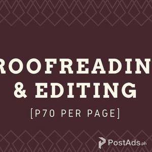 Proofreading & Editing | PostAds PH