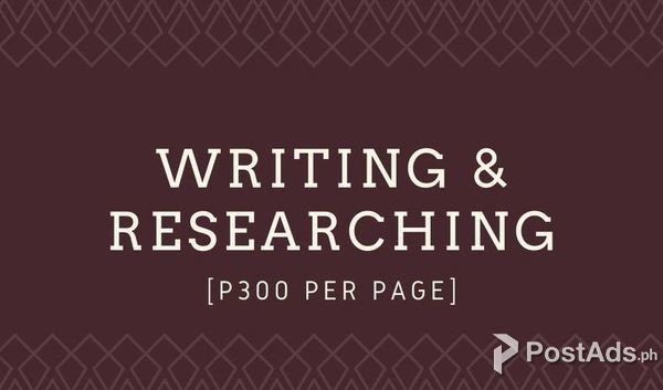 Writing & Researching