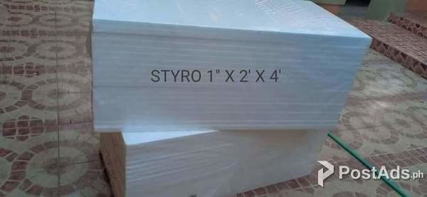 E.P.S. (Styro /  Styrofoam ) 2 x 4  (2ft x 4ft)