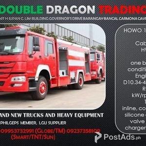 BRANDNEW HOWO 10WHEELER FIRE TRUCK(10000KL) | PostAds PH