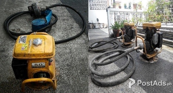 SUBMERSIBLE PUMP or CONCRETE VIBRATOR FOR RENT
