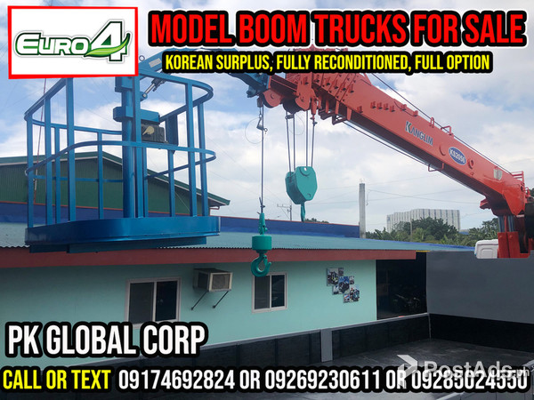 EURO 4 Model Boom Truck 7 tons Crane For Sale!!